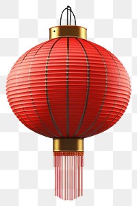 PNG Red chinese lantern traditional chandelier decoration.