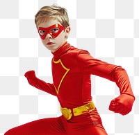 PNG Child superhero costume pose