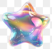 PNG A star soap bubbles illustration accessories iridescent.