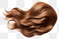 PNG Brown hair white background hairstyle. 