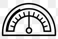 PNG Illustration gauge icon measurement.