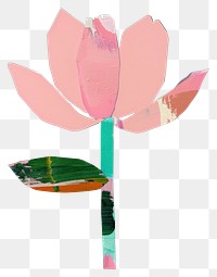 PNG Pink flowers paper cut illustration background abstract.