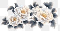 PNG Exquisite flowers art illustration accessories.