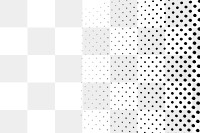 PNG Dotted grid pattern background texture white.