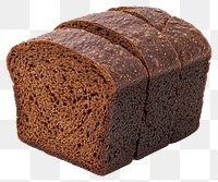 PNG Pumpernickel Bread bread artisan sliced.