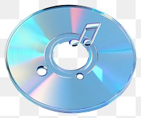 PNG CD with musical note digital reflective recording.