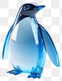 PNG A penguin an Internet logo floating behind it animal glass.