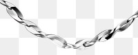 PNG Y2k chrome chain accessories accessory metallic.