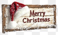 PNG Christmas Wooden sign christmas wooden white.