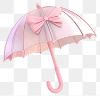 PNG 3d coquette umbrella pink cute bow.