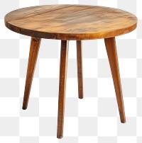 PNG Round wooden table furniture interior natural.