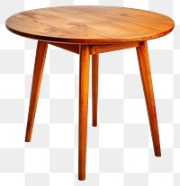 PNG Round wooden table furniture style interior.