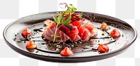 PNG Tuna Sashimi plate food sashimi.