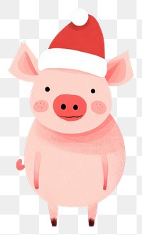 PNG Pig christmas animal mammal. 