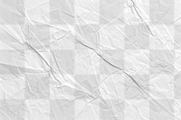 PNG White paper texture background crumpled design abstract.