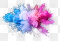 PNG Holi paint color powder festival fireworks astronomy graphics.