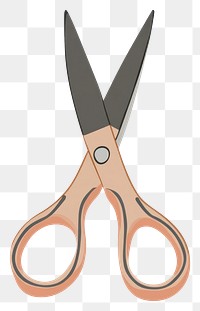 PNG Scissors illustration design instrument.