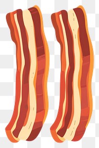 PNG Bacon illustration food meat.