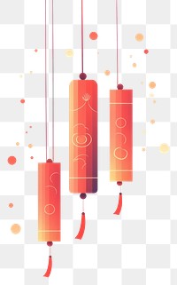 PNG Firecrackers illustration minimalist chinese.