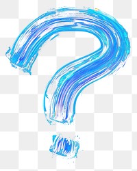 PNG Question mark blue illustration accessories.