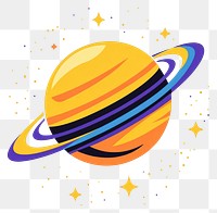 PNG Vector icon Saturn space illustration universe.