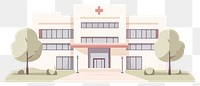 PNG Hospital illustration architecture healthcare.