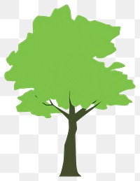 PNG Green tree illustration simple minimalistic.