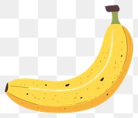 PNG Banana illustration fruit art.