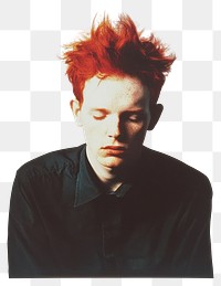 PNG Post punk alternative photography portrait hair.