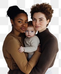 PNG A lesbian couple portrait photo happy.