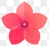 PNG Chinese flower illustration petal red.