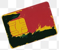 PNG Icon of Credit Card card illustration blackboard.