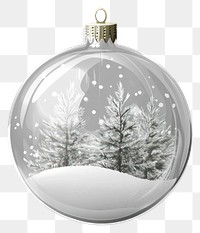 PNG Transparent glass Christmas ball christmas ornament decoration.