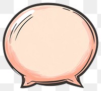 PNG Open text banner icon speech bubble round style conversation.