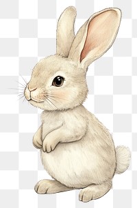 PNG Easter rabbit illustration animal colors.