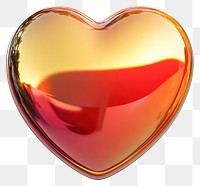 PNG Red heart gradient symbol illustration.