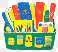 PNG Icon of File Organizer basket stationery collection.