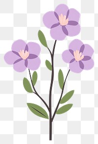 PNG Lavender flowers art illustration.