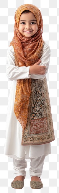 PNG Muslim girl clothing scarf child.