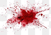 PNG Photo of realistic bloood stain background red expression.