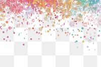 PNG Colorful fireworks background sky accessories.