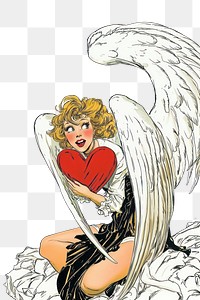 PNG Love angel illustration publication archangel.