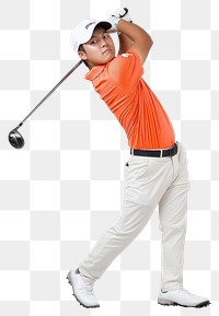 PNG Golf player sports professional sportswear.