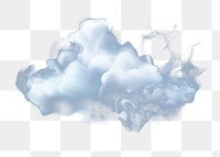 PNG White cloud background smoke illustration.