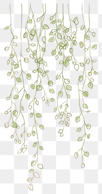 PNG Hanging string of pearls art illustration simple.