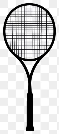 PNG Silhouette racket sports tennis.