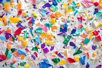 PNG Confetti paper confetti background fragments.