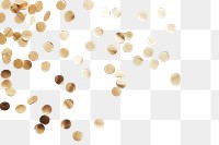 PNG Gold foil confetti background elegant gold.