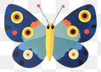 PNG Papercut cute butterfly graphics pattern art.