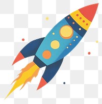 PNG Papercut space rocket art illustration exploration.